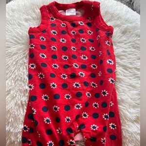 Like new Hanna Andersson romper! Size 6-12 months.